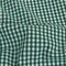 1 Yard Emerald Organic Cotton Gingham Lightweight Check Fabric